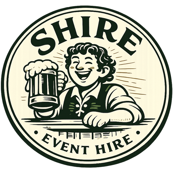 Shire Event Hire badge logo